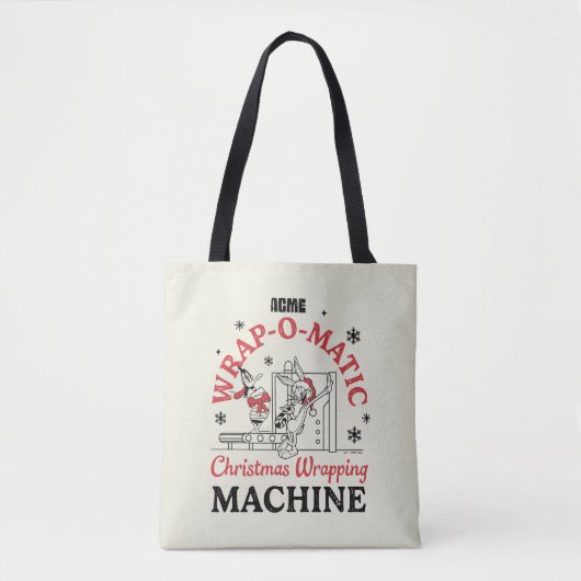 LOONEY TUNES™ | ACME Wrap-O-Matic Wrapping Machine Tote Bag (Voorkant)