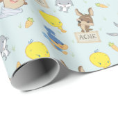 LOONEY TUNES™ Baby shower Cadeaupapier (Rol Hoek)