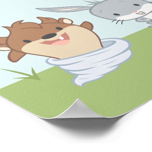 LOONEY TUNES™ Baby shower Welkom Poster (Hoek)
