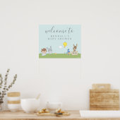 LOONEY TUNES™ Baby shower Welkom Poster (Keuken)