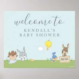 LOONEY TUNES™ Baby shower Welkom Poster