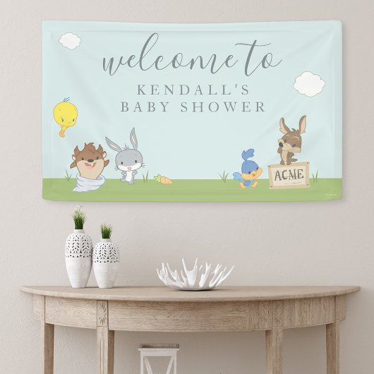 LOONEY TUNES™ Baby shower Welkom Spandoek