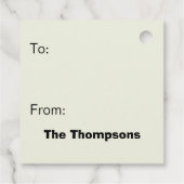 LOONEY TUNES™ BUGS BUNNY™ Feestdagen Badge Bedankjes Labels (Achterkant)