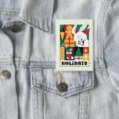 LOONEY TUNES™ BUGS BUNNY™ Feestdagen Badge Button (Insitu)
