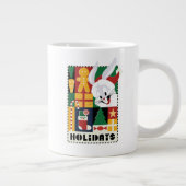 LOONEY TUNES™ BUGS BUNNY™ Feestdagen Badge Grote Koffiekop (Rechts)