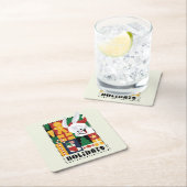 LOONEY TUNES™ BUGS BUNNY™ Feestdagen Badge Kartonnen Onderzetters (Insitu)