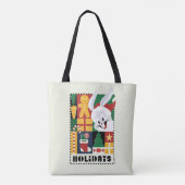 LOONEY TUNES™ BUGS BUNNY™ Feestdagen Badge Tote Bag (Achterkant)