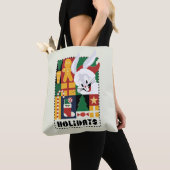 LOONEY TUNES™ BUGS BUNNY™ Feestdagen Badge Tote Bag (Dichtbij)