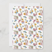 LOONEY TUNES™ | BUGS BUNNY™ Floral Baby Shower Kaart (Achterkant)