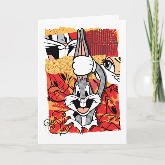 LOONEY TUNES™ | BUGS BUNNY™ Pop-up Grafiek Kaart (Voorkant)