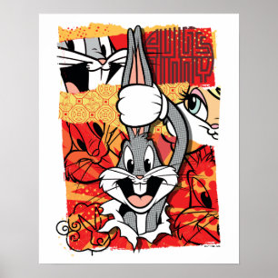 LOONEY TUNES™ BUGS BUNNY™ Pop-up Grafiek Poster