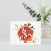 LOONEY TUNES™ | BUGS BUNNY™ Spring Fortune Briefkaart (Staand voorkant)