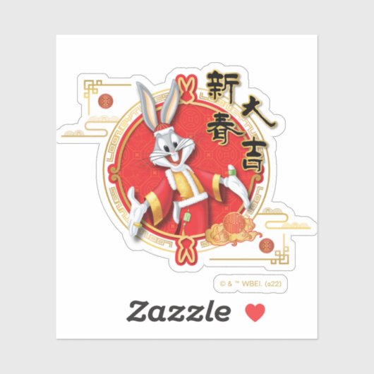 LOONEY TUNES™ | BUGS BUNNY™ Spring Fortune Sticker (Vel)