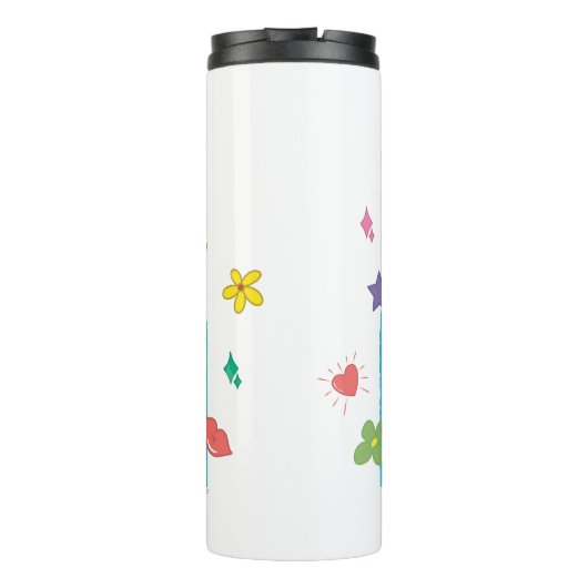 LOONEY TUNES™ - Celebrate Diversity Pride Rainbow Thermosbeker (Achterkant)