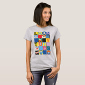 LOONEY TUNES™ Character Checker Blocks T-shirt (Voorkant volledig)