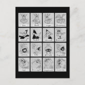 LOONEY TUNES™ Character Emotion Chart Briefkaart (Voorkant)