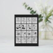 LOONEY TUNES™ Character Emotion Chart Briefkaart (Staand voorkant)
