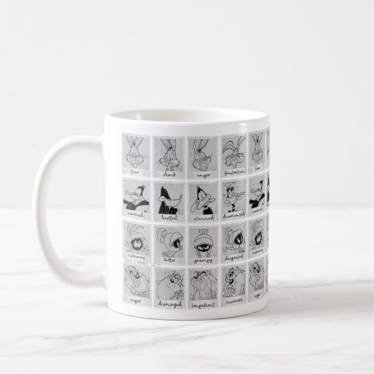 LOONEY TUNES™ Character Emotion Chart Koffiemok (Links)