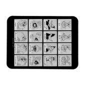 LOONEY TUNES™ Character Emotion Chart Magneet (Horizontaal)