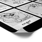 LOONEY TUNES™ Character Emotion Chart Poster (Hoek)