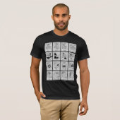 LOONEY TUNES™ Character Emotion Chart T-shirt (Voorkant volledig)