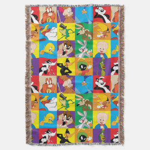 LOONEY TUNES™ Character Grid Deken
