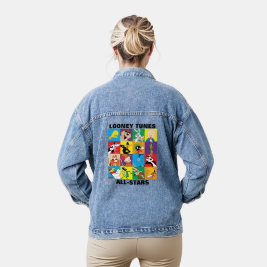 LOONEY TUNES™ Character Grid Denim Jacket (Model)