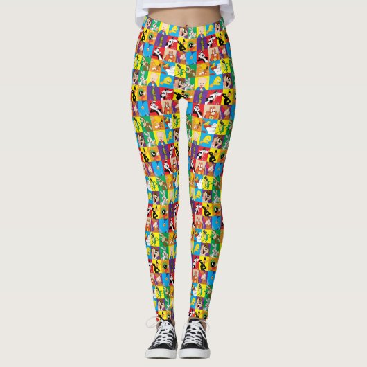 LOONEY TUNES™ Character Grid Leggings (Voorkant)