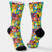 LOONEY TUNES™ Character Grid Socks Sokken (Gebogen)