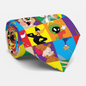 LOONEY TUNES™ Character Grid Stropdas (Opgerold)