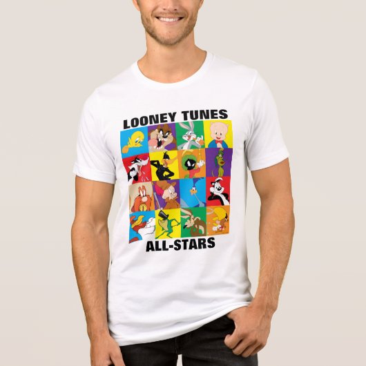 LOONEY TUNES™ Character Grid Tri-Blend Shirt (Voorkant)