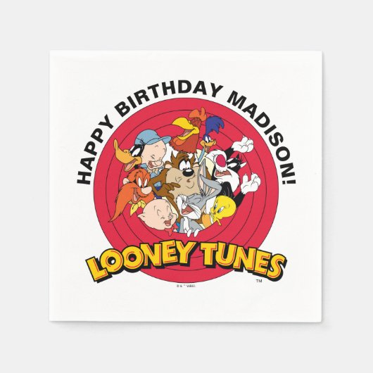 LOONEY TUNES™ Character Group | Birthday Servet (Voorkant)