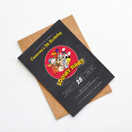 LOONEY TUNES™ Character Group Chalkboard Birthday Kaart