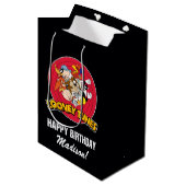LOONEY TUNES™ Character Group | Geboortedag Medium Cadeauzakje (Voorkant Gekanteld)