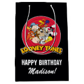 LOONEY TUNES™ Character Group | Geboortedag Medium Cadeauzakje (Voorkant)