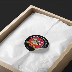 LOONEY TUNES™ Character Group   Geboortedag Ronde Sticker