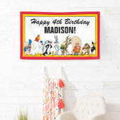 LOONEY TUNES™ Character Group | Geboortedag Spandoek (Insitu)