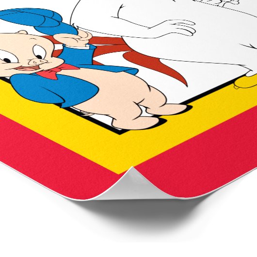 LOONEY TUNES™ Character Group | Geboortedatum Poster (Hoek)