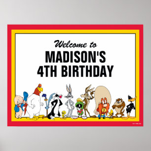 LOONEY TUNES™ Character Group Geboortedatum Poster