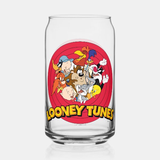 LOONEY TUNES™ Character Logo Blikvorm Glas (Achterkant)