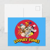 LOONEY TUNES™ Character Logo Briefkaart (Voorkant / Achterkant)