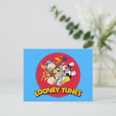 LOONEY TUNES™ Character Logo Briefkaart (Staand voorkant)