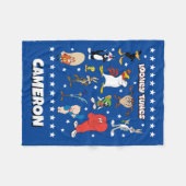 LOONEY TUNES™ Character Logo Fleece Deken (Voorkant (Horizontaal))