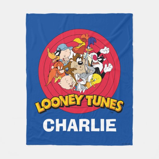 LOONEY TUNES™ Character Logo Fleece Deken (Voorkant)