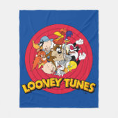 LOONEY TUNES™ Character Logo Fleece Deken (Voorkant)