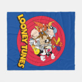 LOONEY TUNES™ Character Logo Fleece Deken (Voorkant (Horizontaal))