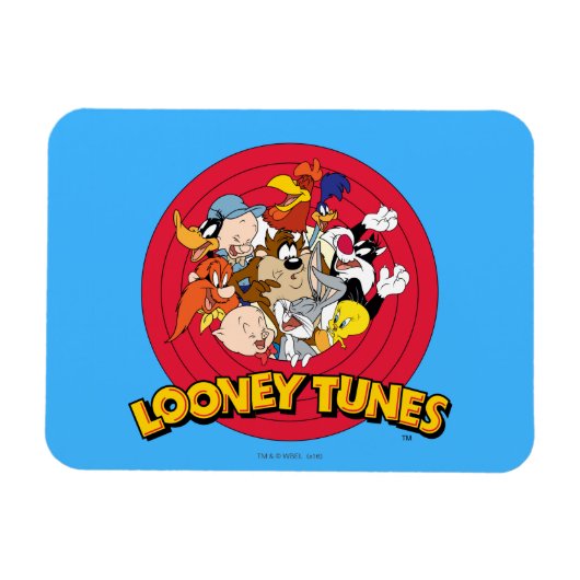 LOONEY TUNES™ Character Logo Magneet (Horizontaal)