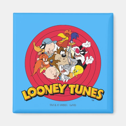 LOONEY TUNES™ Character Logo Magneet (Voorkant)