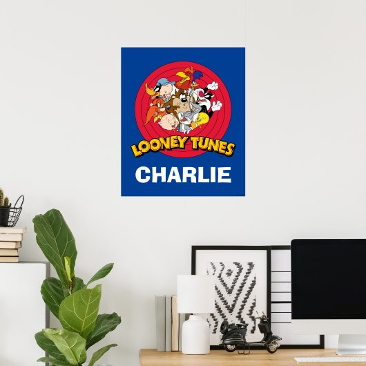 LOONEY TUNES™ Character Logo Poster (Thuiskantoor)