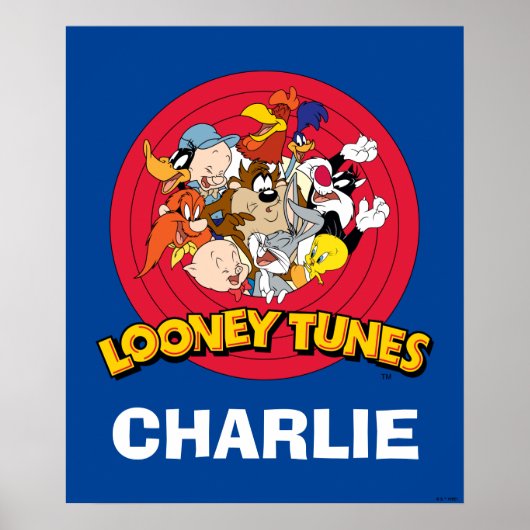 LOONEY TUNES™ Character Logo Poster (Voorkant)